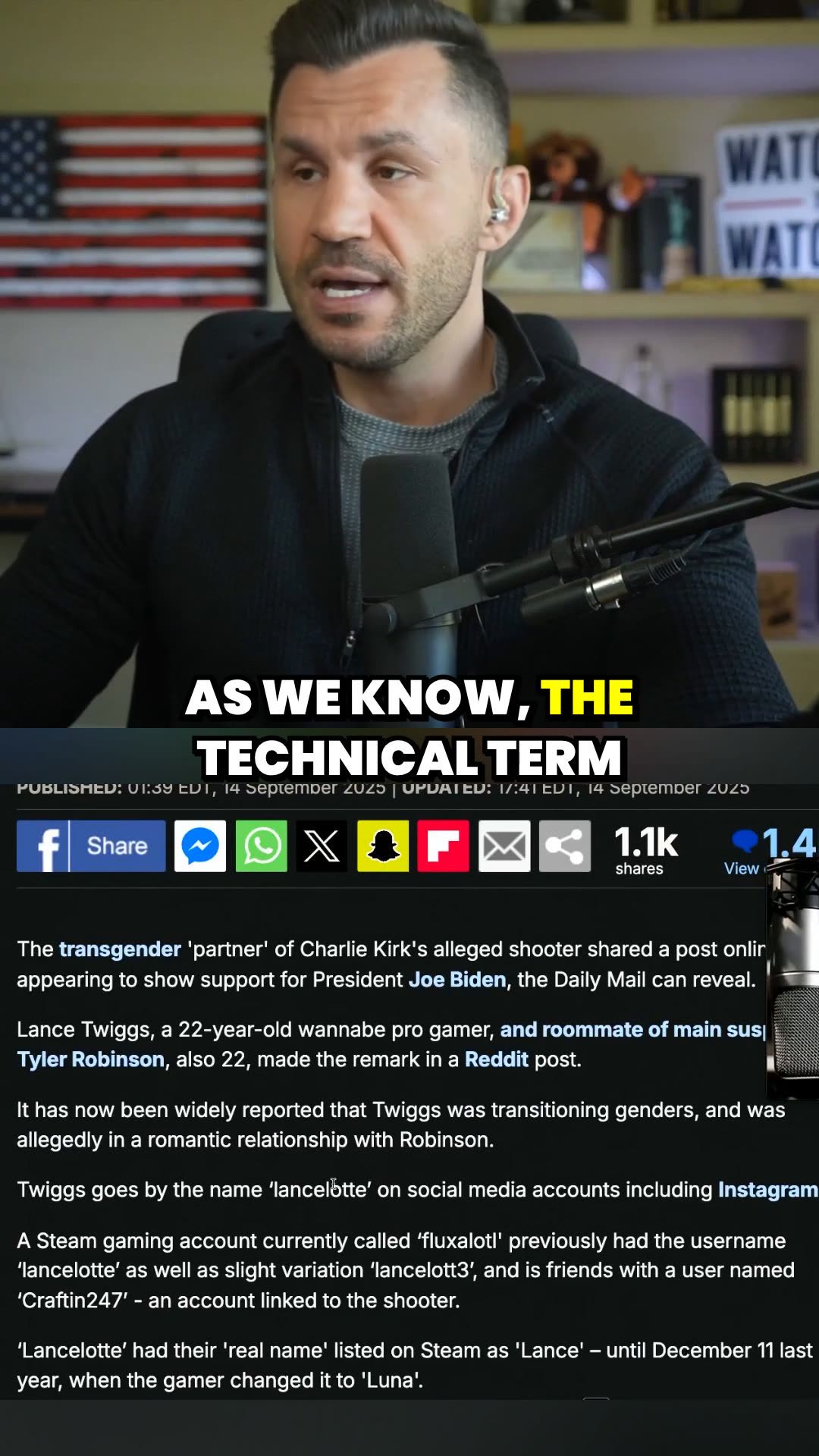 Charlie Kirk Assassin’s Trans Partner EXPOSED as Biden Loving Furry