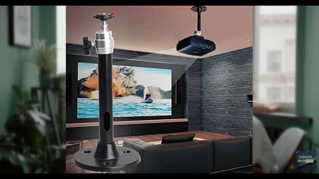 YiePhiot Mini Ceiling Wall Projector Mount Stand Compatible with QKK, DR.J, DBPO