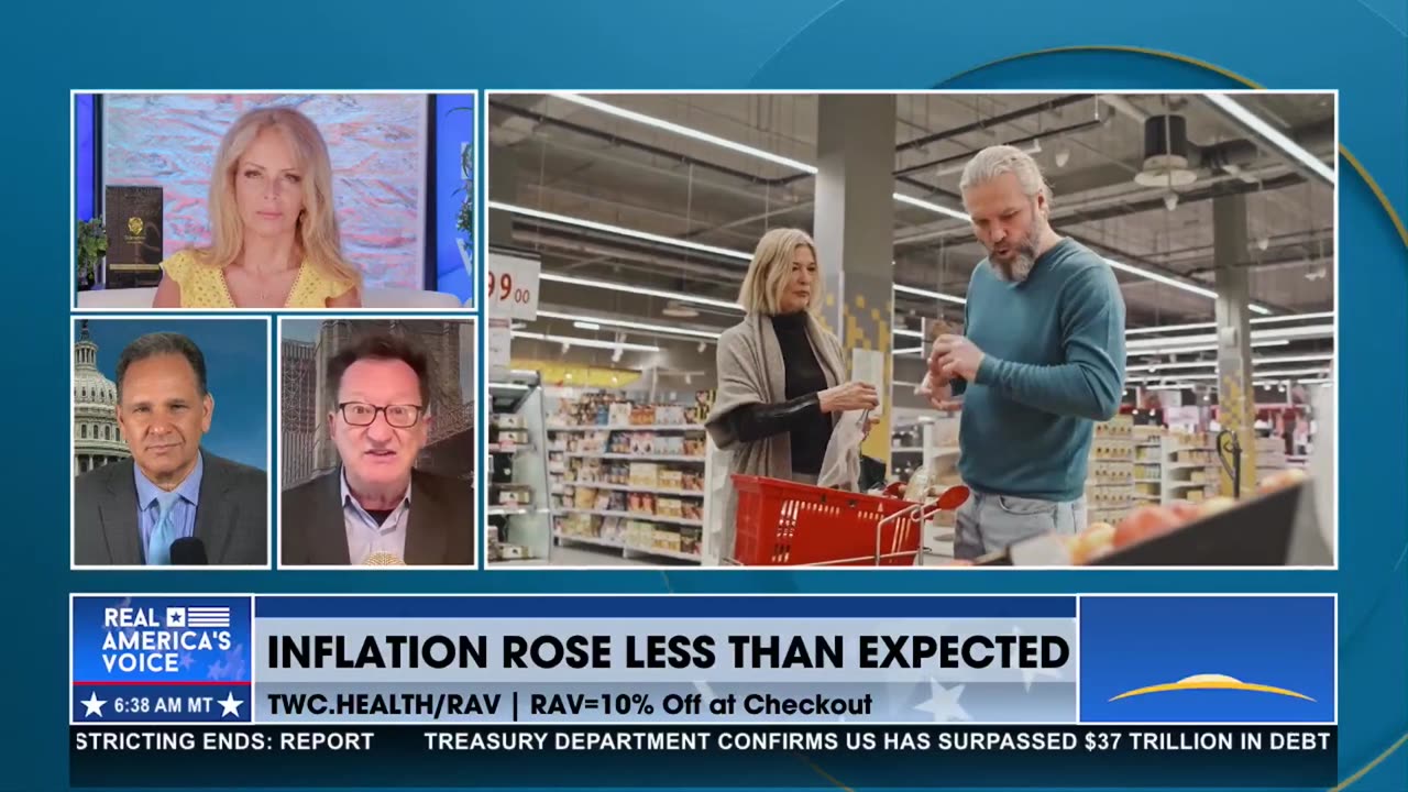 INFLATION ROSE LESS THAN EXPECTED