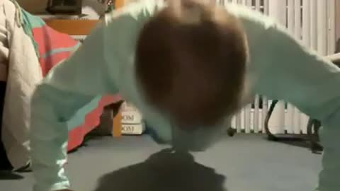 Doing five push-ups for five followers