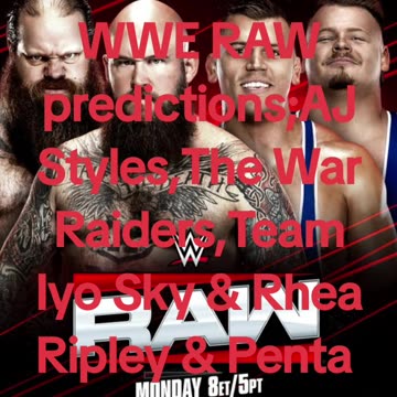 WWE RAW Predictions