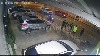 Impactante video: así arrollaron a dos policías en Bucaramanga