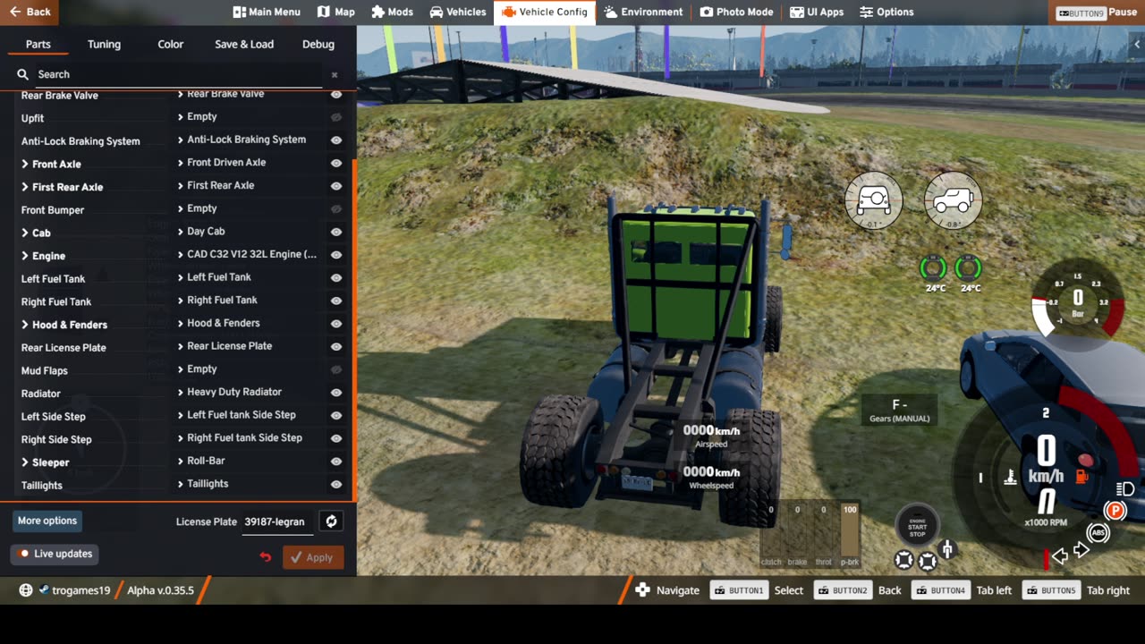 offroad on beam