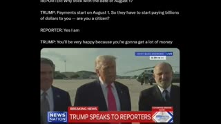 President Trump on TARIFFS Starting Aug 1 - MONEY Coming Back to the American People & REBATES