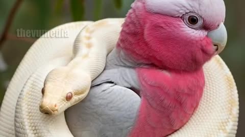 Bird 🐦 and snake
