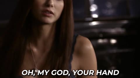 Elena’s Shock When Stefan’s Hand Heals Instantly | The Vampire Diaries | #vampirediaries