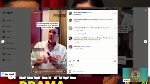 Chrisean Rock ATTACKED by Blueface & Others 😱 | MrMaskTV LIVE Breakdown