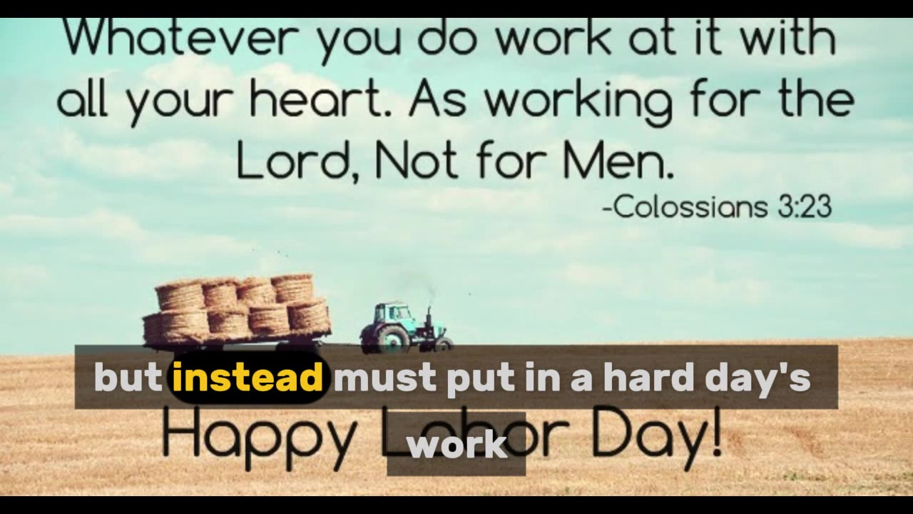 Prayer for Labor Day