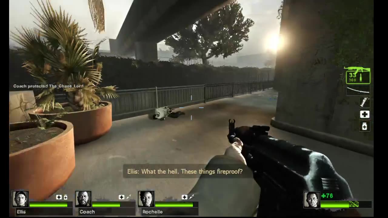 Left for dead 2 gameplay solo no commentary