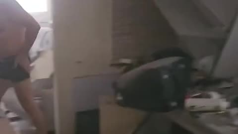 🇮🇱/🇮🇷 NEW: A Zionist woman cries that her house has been destroyed