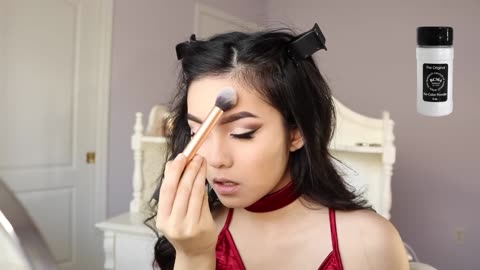 PROM CUT CREASE GLAM MAKEUP