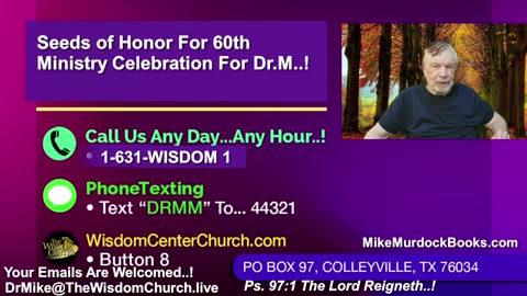 Re-Air: Wisdom Moments With Mike Murdock..!!!