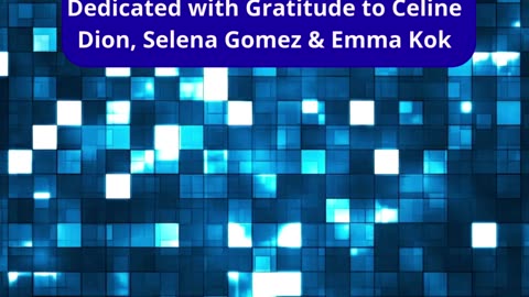 💖Thank You Song Dedicated with Gratitude to Celine Dion, Selena Gomez & Emma Kok💖