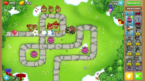 Bloons TD 6 Ape Field Easy Round 21