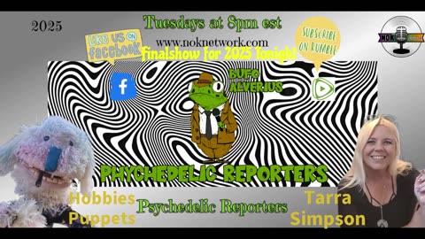 Psychedelic Reporters Final 2025 Show Tonight