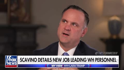 Dan Scavino says that as Head of White House Personnel, he will be working very closely with the DOJ