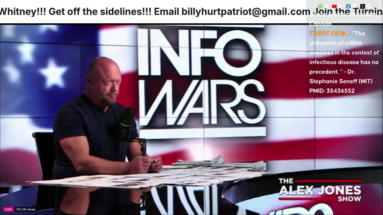 Alex Jones, Info Wars, 08/25/2025