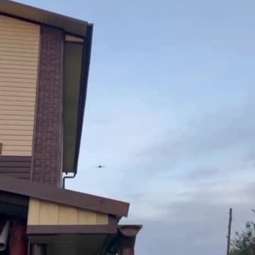 Russians Film Beautiful Sunset Flyby of Ukrainian Long-Range Attack Drone