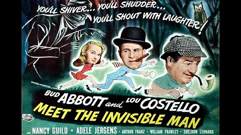 ABBOTT & COSTELLO MEET THE INVISIBLE MAN 1951 Private Eyes Bud & Lou See Nothing FULL MOVIE in HD