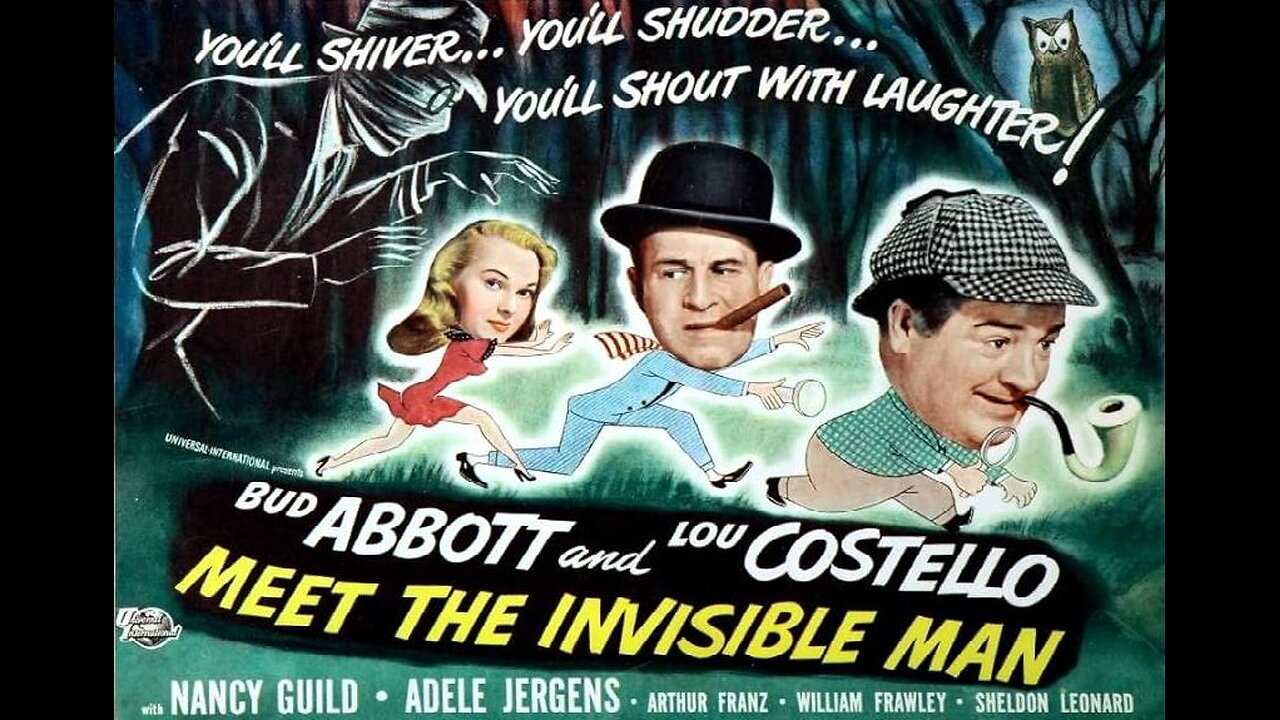 ABBOTT & COSTELLO MEET THE INVISIBLE MAN 1951 Private Eyes Bud & Lou See Nothing FULL MOVIE in HD