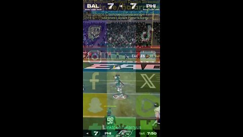 Flowers BAL 13 vs PHI 7 #AllMadden #Madden25 #NFLmadden #madden