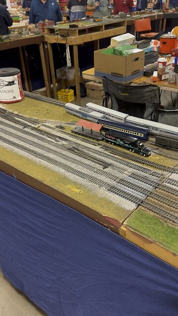 Reading T1 Pulling Freight Train