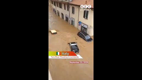 #Italy #Lombardy #flood #TaroRiver #storm #lightningstorm #climat #anomaly #climatecrisis #weather
