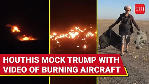 Chilling Houthi Video Shows Moment 16th U.S. MQ-9 Reaper Was Shot Mid-Air, BURNT To Ashes