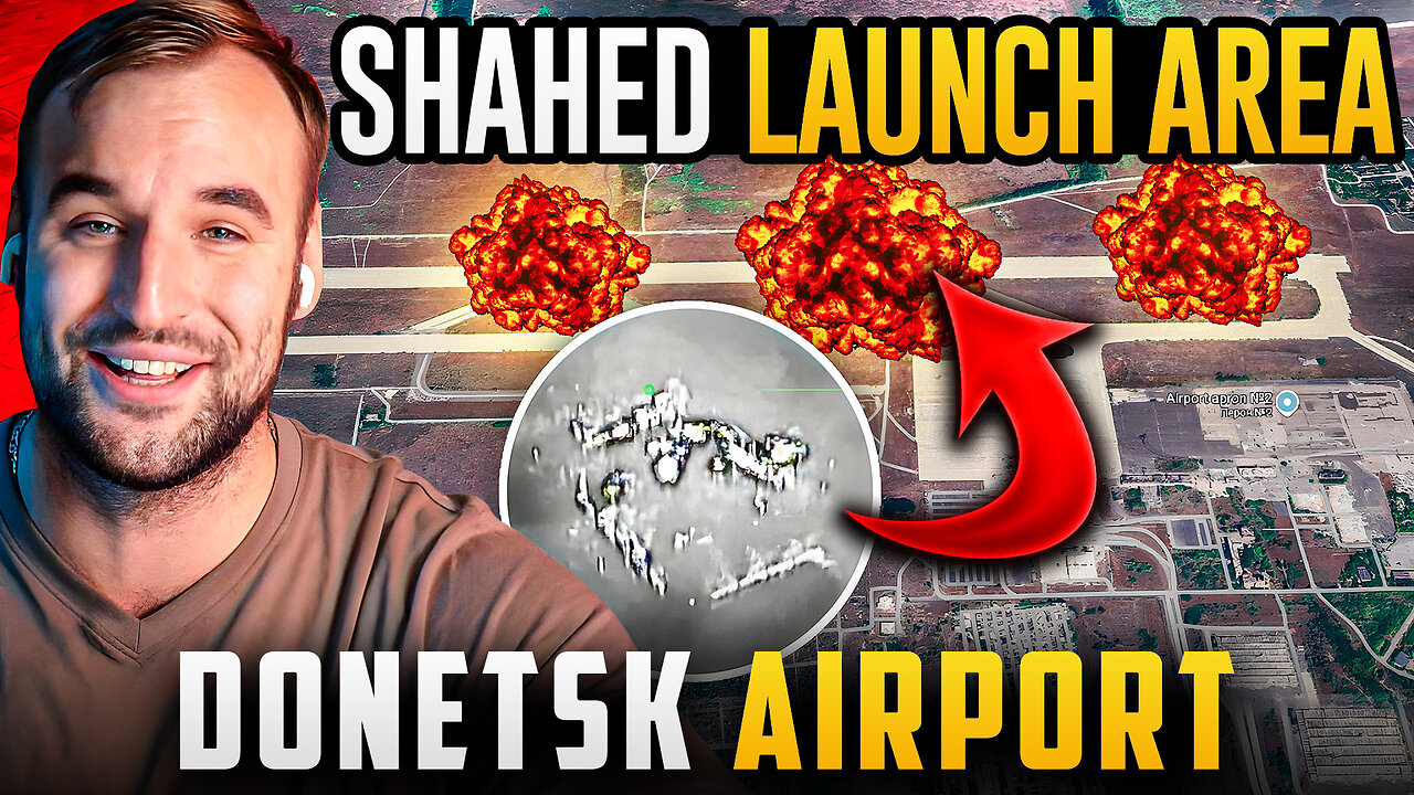 1,000 Shahed Drones Explode at the same time in a BEHEMOTH FIREBALL in Donetsk