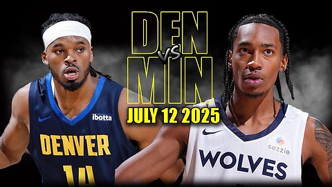 Denver Nuggets vs Minnesota Timberwolves Full Game Highlights | 2025 NBA Summer League