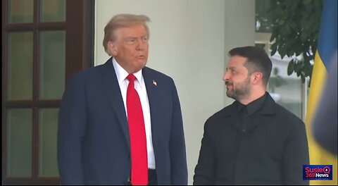 PRESIDENT TRUMP GREETS EU LEADERS AND ZELENSKYY