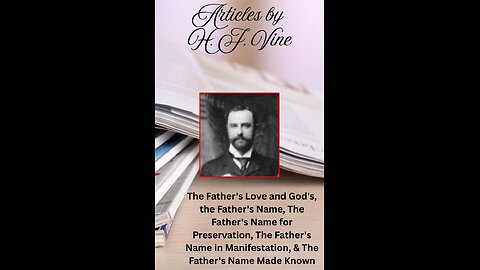 Article 1, 2, 3, 4 & 5, Volume 4 The Father's Love and God's, the Father's Name, The Father's Name f
