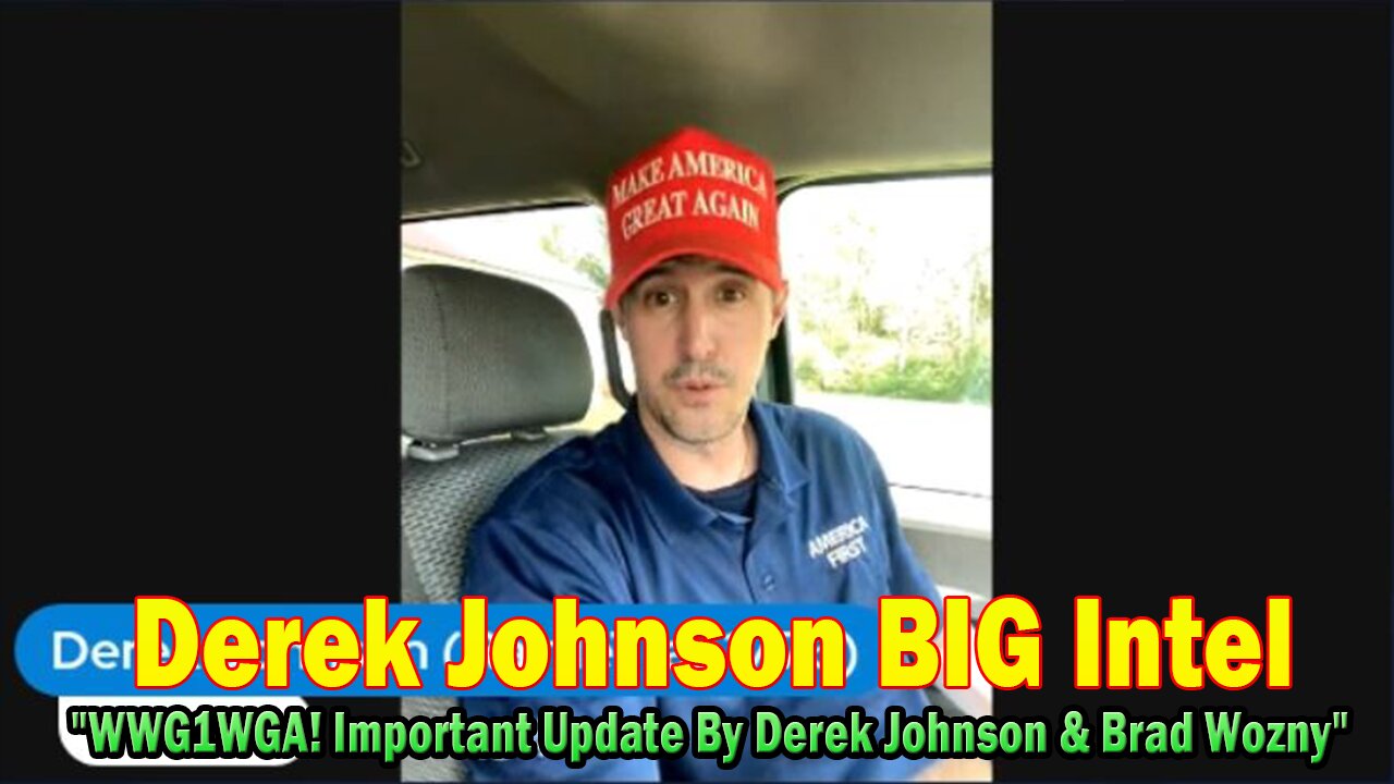 Derek Johnson BIG Intel Apr 3: "WWG1WGA! Important Update By Derek Johnson & Brad Wozny"