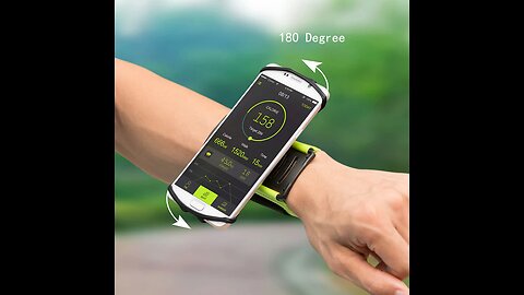 A Dead-simple and Rotatable Workout Wristband - Just Rely on Your Phone for Fitness