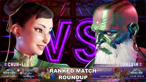 Kuya Kalbo SF6 Ranked Match Roundup. Chun Li Master Rank [Hori Fight Stick]