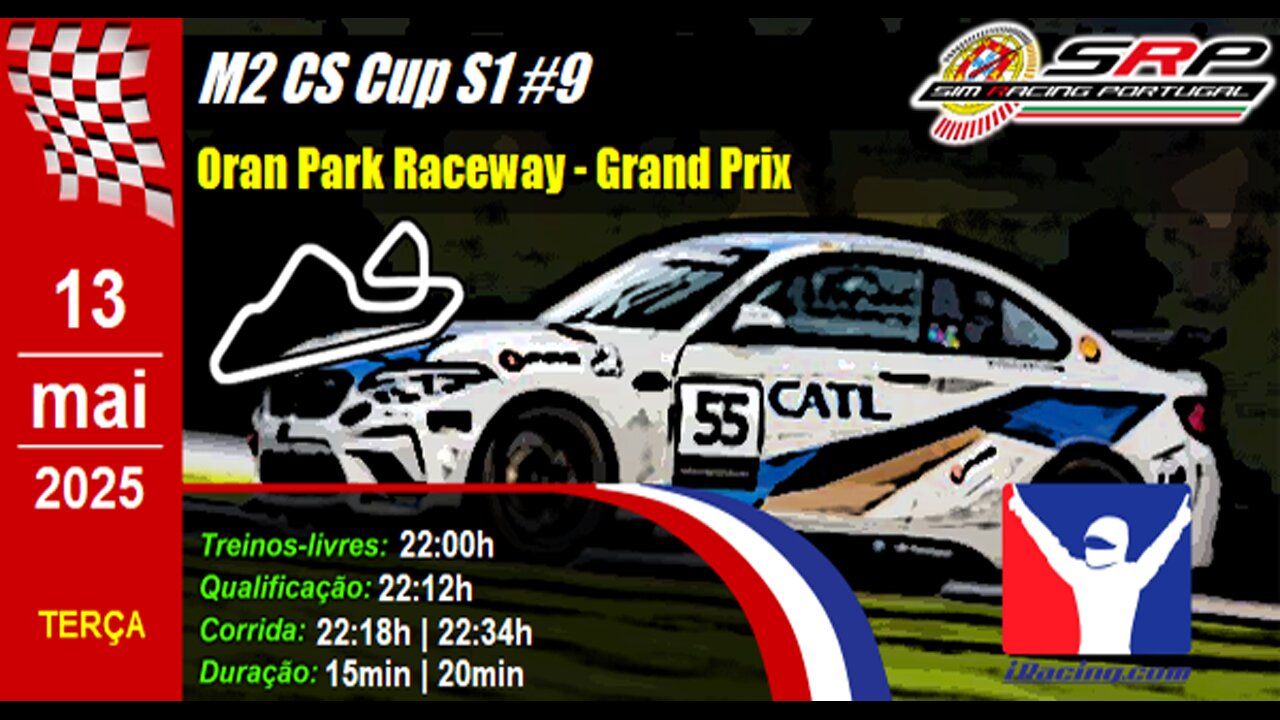 🇵🇹 [iRacing Live] 🇵🇹 M2 CS Cup S1 @ Oran Park Raceway - Grand Prix