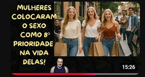 MULHERES BRASILEIRAS ELEGEM O SEXO COMO 8º PRIORIDADE! PARA OS CRÍTICOS É O "HOMEM QUE NÃO ATRAI"!