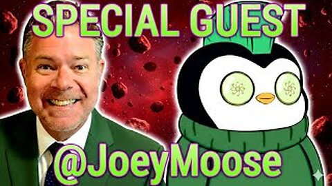 SPECIAL GUEST: @JoeyMoose "MOOSE" - Talking Crypto, Memes, $UFD and $PENGU