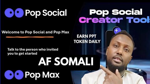 "💡 Ma Ogtahay Inaad Kasban Karto 1% Maalin Walba? Pop Max + PPT Token Waa Sirta!"