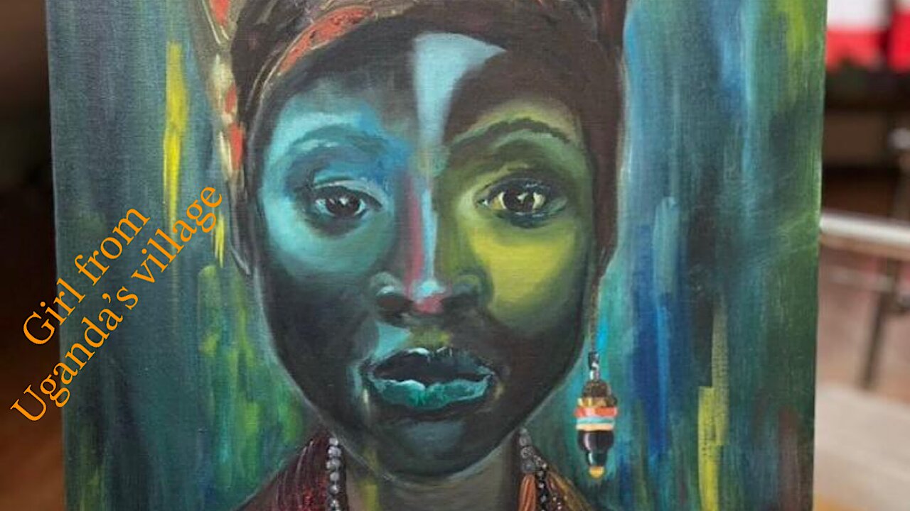 Portrait: Girl from Ugandan village.