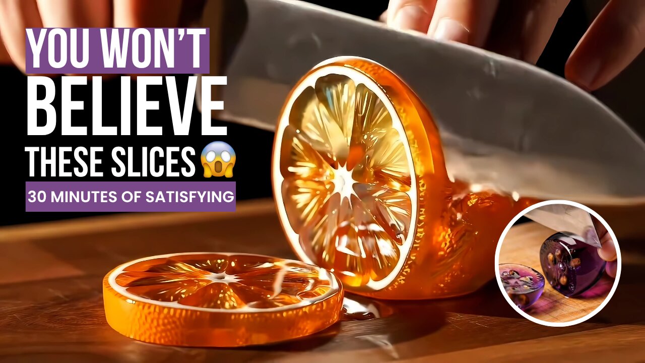 AI ASMR Glass Cutting | Pure Satisfaction | Long ASMR Compilation