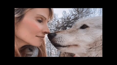 Wolf Kissing: A Love Story - one girl one wolf viral video