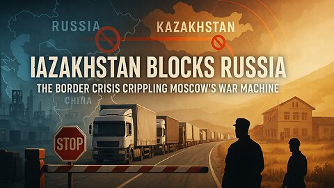 Russia PANICS as Kazakhstan BLOCKS 8,000 Trucks | Putin’s Supply Chain COLLAPSES Overnight!