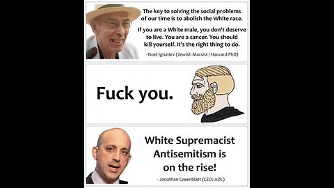 Do you know why the evil supremacist Jews are plotting to exterminate the White races?