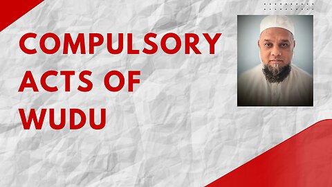 Compulsory Acts of Wudu