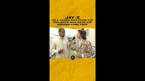 @jayz I’m a young man from the projects who made his dreams come true