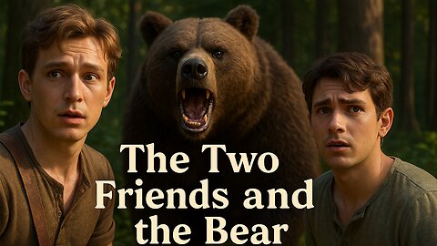 The Two Friends and the Bear | True Friendship Test | Animated Moral Story