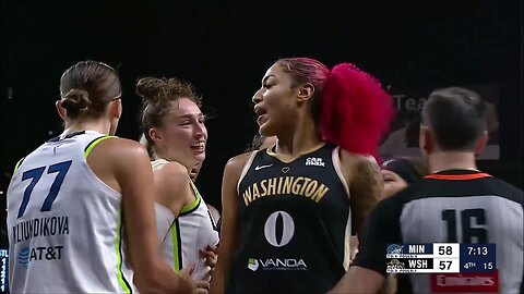 👀 DOUBLE TECHS, Shakira Austin & Jessica Shepard | WNBA women's basketball
