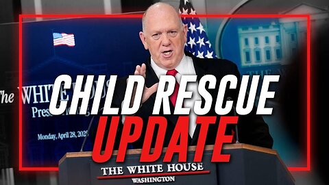 Tom Homan Gives In-depth Update On The Progress Being Made To Find & Save The Millions Of Children