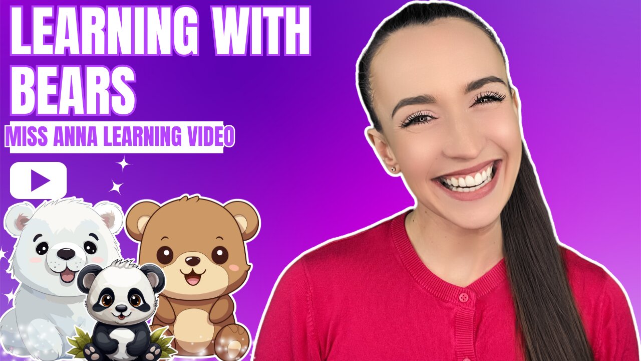 🐻Beary Big Words🐻: Speech Fun for Toddlers - Sign Language, Nursery Rhymes, Counting & More!
